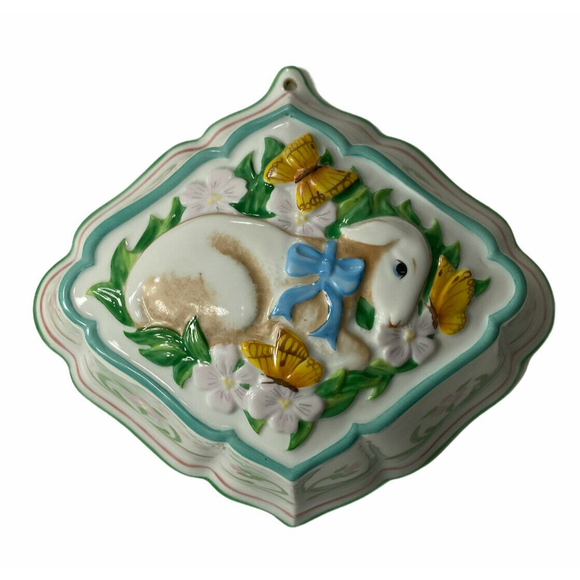 Vintage Franklin Mint Le Cordon Bleu Lamb Jello Mold Glazed Ceramic